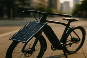 Energia Solar Compacta para Bicicletas Elétricas Urbanas