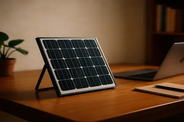 Energia Solar para Estações de Trabalho em Quartos Pequenos