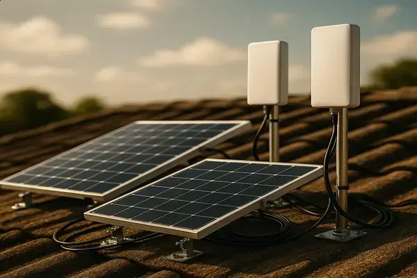 Energia Solar para Sistemas WiFi em Áreas Externas Pequenas