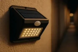 Iluminação Solar com Sensor de Movimento para Corredores Pequenos