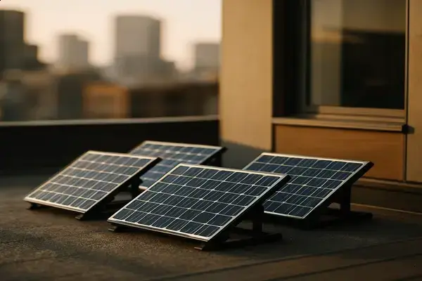 Mini Painéis Solares para Escritórios Pequenos sem Janela Grande