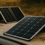 Painel Solar Portátil para Motorhomes e Trailers de Pequeno Porte